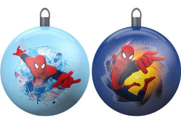 Immagine di Set 2 Palline Natale Spiderman D8