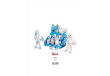 Immagine di Peluche Cicogna Rosa/Azzurra