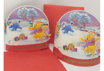 Immagine di Biglietti Natale Disney 3D Pop-up (conf. 5 pz)