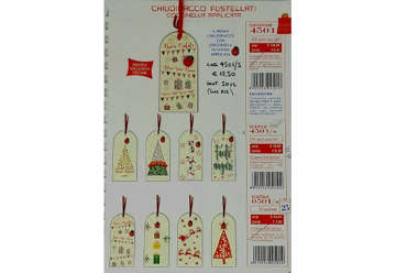 Immagine di Chiudipacco CECCAMI 4501S Natale con Coccinella (conf. 50 pz)