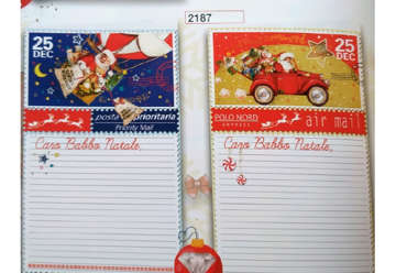 Immagine di Letterina Babbo Natale Glitter 14x22