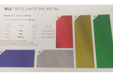 Immagine di Rotolo carta polipropilene metallo 70x2 tinta unita